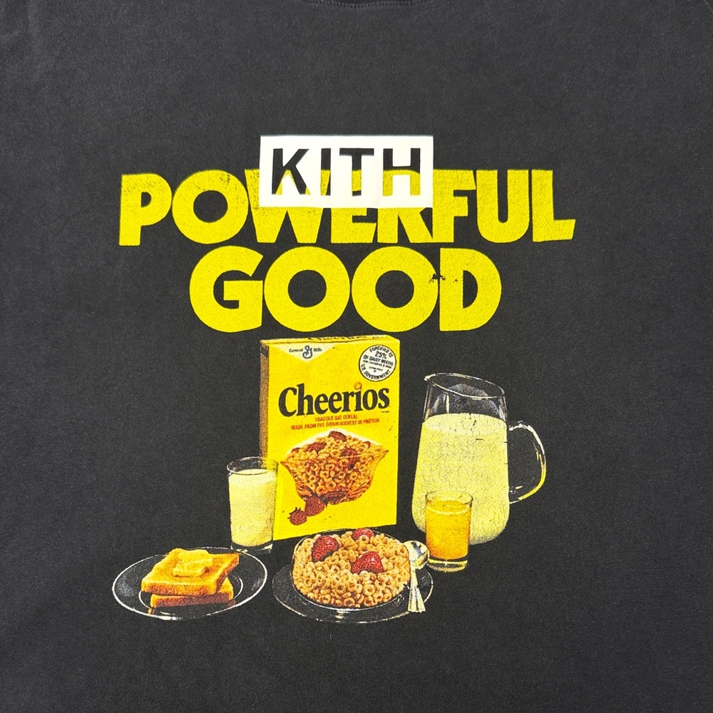 Kith Black Cheerios collab t-shirt